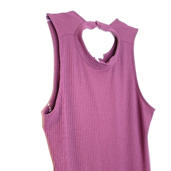 🌶LOVE, FIRE women's l sleeveless casual dress top with striped aesthetic - Picture 4 of 11